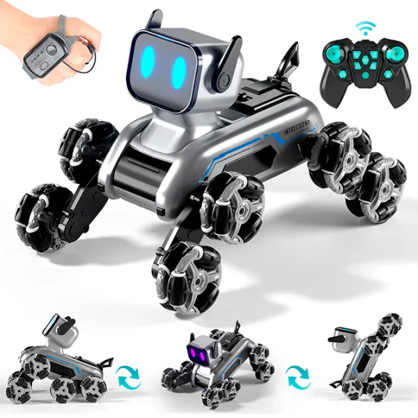 Mașină JZL Eight-Wheeled Stunt Robot Dog 2950-1  / 2.4 GHz / Gray photo 8 Mașină JZL Eight-Wheeled Stunt Robot Dog 2950-1  / 2.4 GHz / Gray photo 8