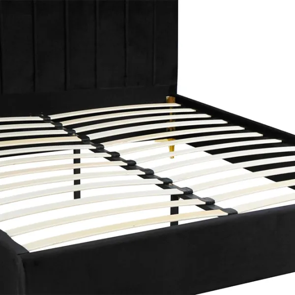 Кровать Mebel Elite Marcelo 160 x 200 см / ЛДСП / Черный photo 4