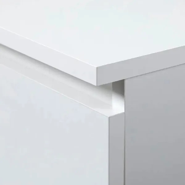 Masă de birou Akord B16 Left PAL melaminat/ White photo 4 Masă de birou Akord B16 Left PAL melaminat/ White photo 4