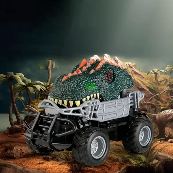 Mașină Lead Honor T-Rex Dinosaur LH-C073  / 2.4 GHz / Black Green photo 2 Mașină Lead Honor T-Rex Dinosaur LH-C073  / 2.4 GHz / Black Green photo 2