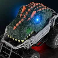 Машинка Lead Honor T-Rex Dinosaur LH-C073 / 2.4 ГГц / Черный Зеленый photo 3