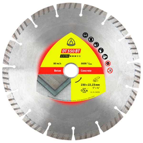 Disc diamantat segmentat Klingspor DT350BT  photo 1 Disc diamantat segmentat Klingspor DT350BT  photo 1