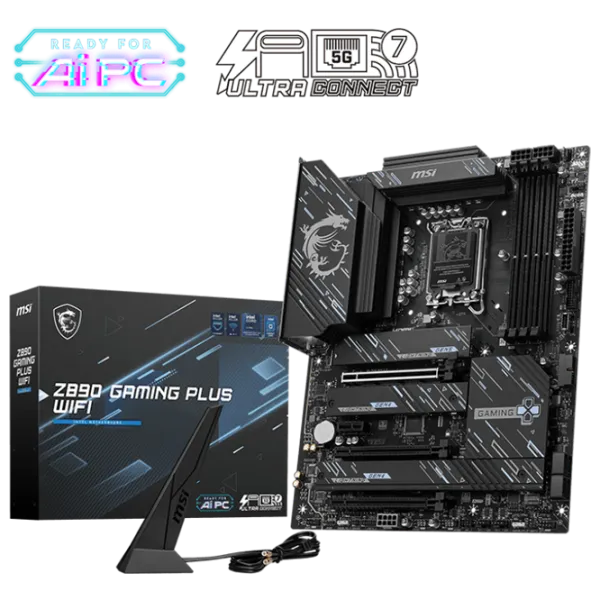Материнская плата MSI Z890 GAMING PLUS WIFI ATX / Intel Z890 photo 5
