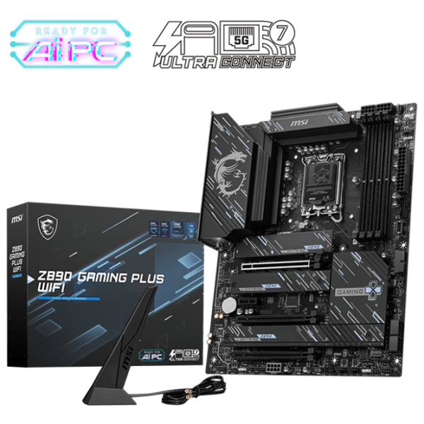 Материнская плата MSI Z890 GAMING PLUS WIFI ATX / Intel Z890 photo 5