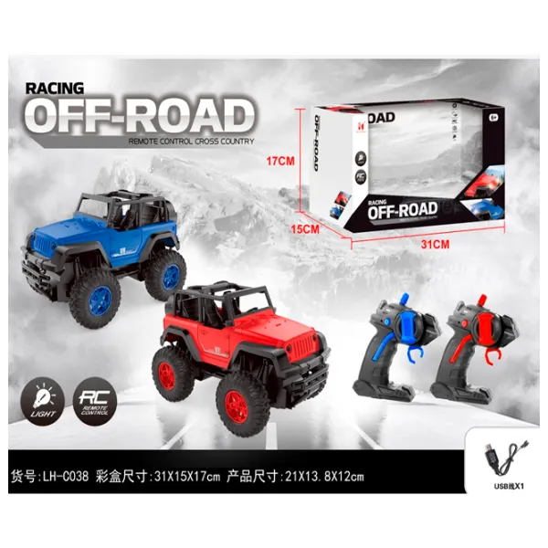 Машинка Lead Honor Four-Channel Climbing Car LH-C038  / 2.4 ГГц / White Синий photo 3