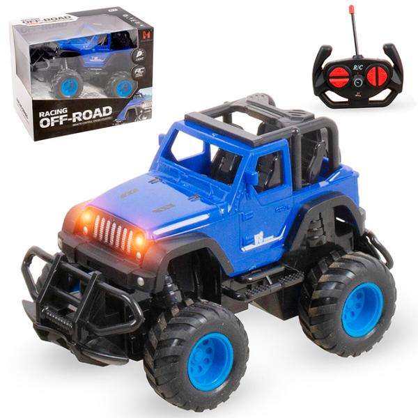 Машинка Lead Honor Four-Pass Remote Control Off -Road Vehicle LH-C056  / 2.4 ГГц / Черный Синий photo 2