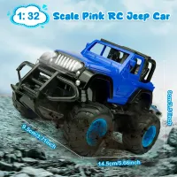 Mașină Lead Honor Four-Pass Remote Control Off -Road Vehicle LH-C056 / 2.4 GHz / Black Blue photo 4