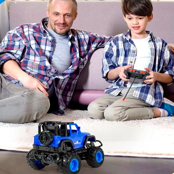 Машинка Lead Honor Four-Pass Remote Control Off -Road Vehicle LH-C056  / 2.4 ГГц / Черный Синий photo 6