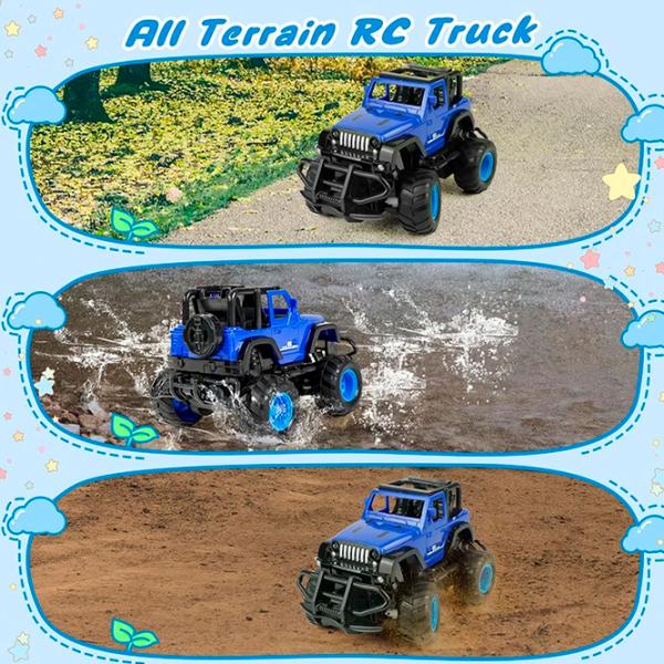 Машинка Lead Honor Four-Pass Remote Control Off -Road Vehicle LH-C056  / 2.4 ГГц / Черный Синий photo 7
