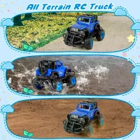 Mașină Lead Honor Four-Pass Remote Control Off -Road Vehicle LH-C056 / 2.4 GHz / Black Blue photo 7