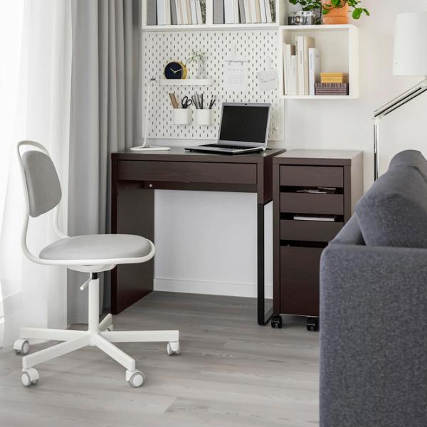 Masă de birou Ikea Micke PAL/ Black-Brown photo 5 Masă de birou Ikea Micke PAL/ Black-Brown photo 5