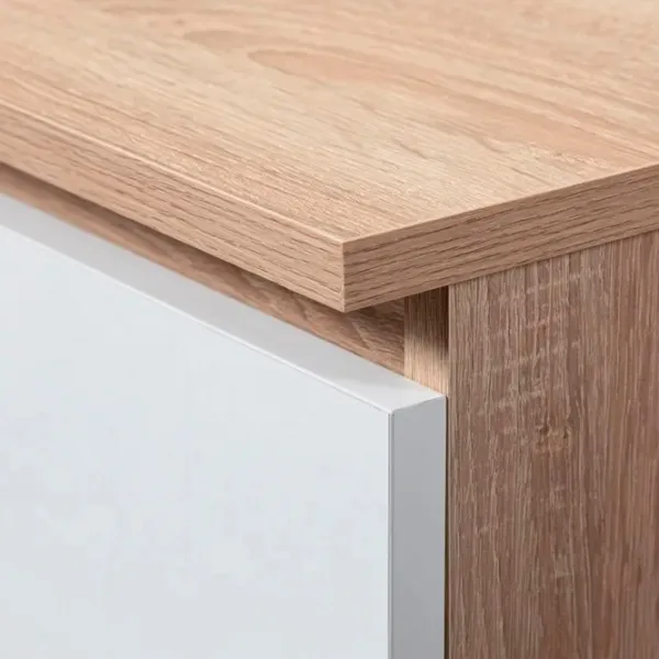 Masă de birou Akord A-6 Left PAL melaminat/ Sonoma Oak photo 3 Masă de birou Akord A-6 Left PAL melaminat/ Sonoma Oak photo 3