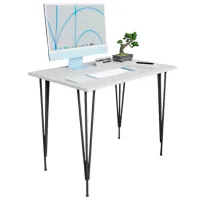 Офисный стол Prestige Pyramid Leg ДСП/ Белый