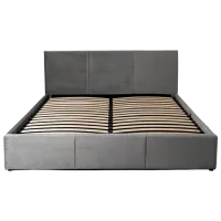 Кровать Mebel Elite Alisson 160 x 200 см / ЛДСП / Серый photo 2