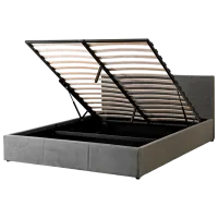 Кровать Mebel Elite Alisson 160 x 200 см / ЛДСП / Серый photo 3