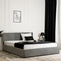 Кровать Mebel Elite Alisson 160 x 200 см / ЛДСП / Серый photo 4