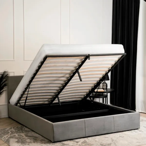 Кровать Mebel Elite Alisson 160 x 200 см / ЛДСП / Серый photo 5