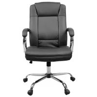 Офисное кресло DecoPrim BX-3527 ЭКО Кожа/ Черный photo 3