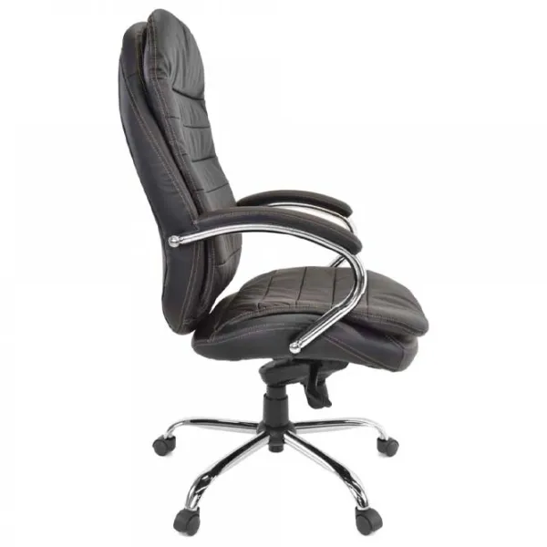 Fotoliu de birou DecoPrim BX-3679 Piele/ Black  photo 2 Fotoliu de birou DecoPrim BX-3679 Piele/ Black  photo 2