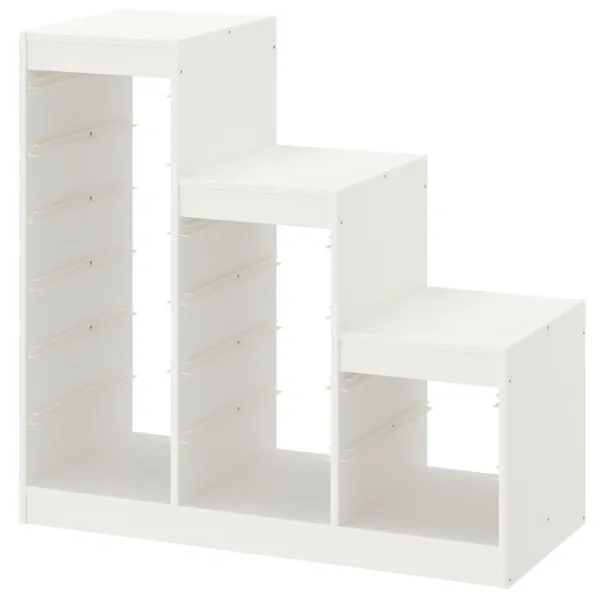 Etajeră cu containere Ikea Trofast  94 x 99 x 44 cm / PAL / White photo 4 Etajeră cu containere Ikea Trofast  94 x 99 x 44 cm / PAL / White photo 4