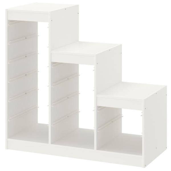 Etajeră cu containere Ikea Trofast  94 x 99 x 44 cm / PAL / White photo 4 Etajeră cu containere Ikea Trofast  94 x 99 x 44 cm / PAL / White photo 4