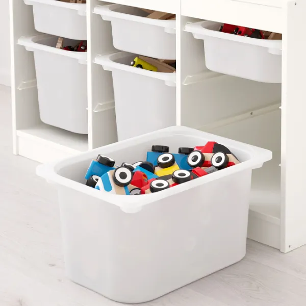 Etajeră cu containere Ikea Trofast 56 x 99 x 44 cm / PAL / White photo 3