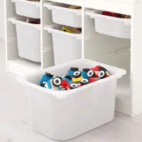 Etajeră cu containere Ikea Trofast 56 x 99 x 44 cm / PAL / White photo 3