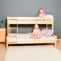 Детская кровать Mobicasa Mira 80 x 200 cm / Дерево / Натуральный photo 2