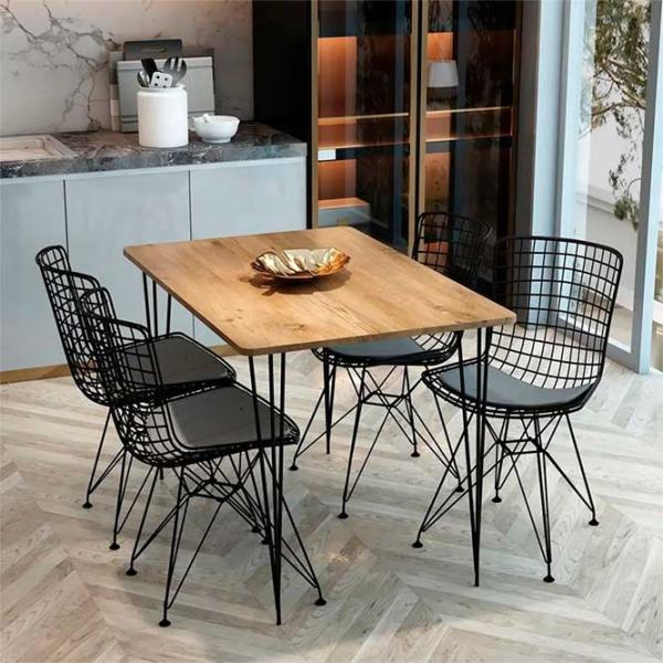Set masă și scaune Prestige 5746278 Pătrată / PAL / Beige photo 1