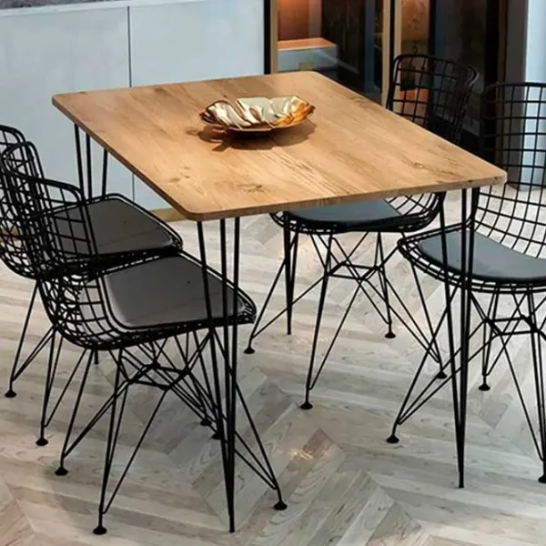 Set masă și scaune Prestige 5746278 Pătrată / PAL / Beige photo 4