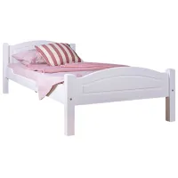 Детская кровать Mobicasa Goofy 2 90 x 200 см / Дерево / Белый