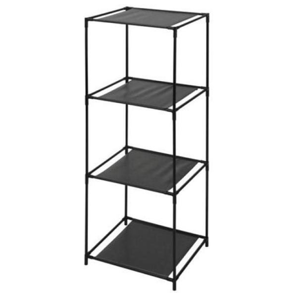 Etajeră Storage Solutions 38754 104 x 34 x 34 cm / PAL / Black photo 1 Etajeră Storage Solutions 38754 104 x 34 x 34 cm / PAL / Black photo 1