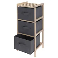 Etajeră Storage Solutions 47077 67 x 27 x 25 cm / Bambus / Wood