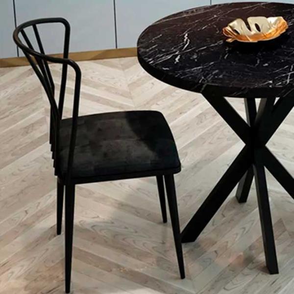 Обеденные стол со стульями Prestige Bendir () Квадратная / ДСП / Мраморный photo 4
