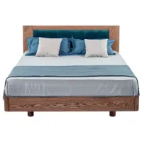 Кровать Mobicasa Asti 160 x 200 см / Дерево / Smoke 