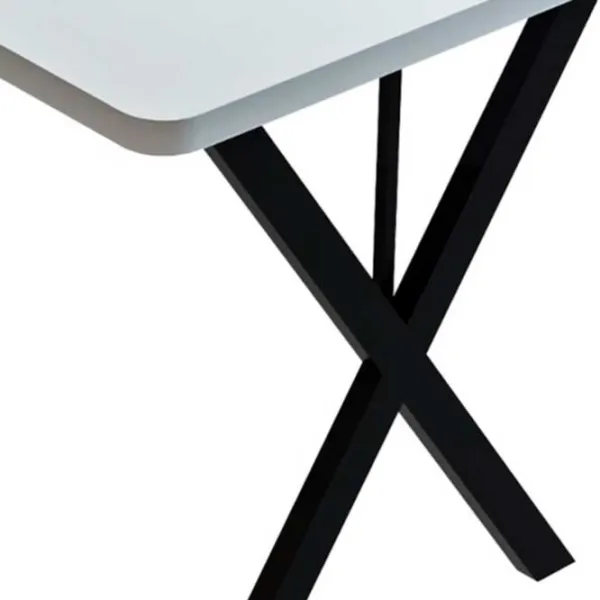 Set masă și scaune Prestige X Leg () Dreptunghiulară / PAL / White photo 4