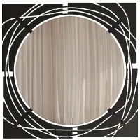 Oglindă Showdeko Hulla Metal / Pătrată