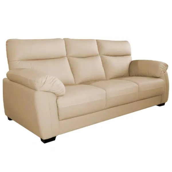Canapea DecoPrim Nils 3 (0009098) ECO Piele / Beige photo 1 Canapea DecoPrim Nils 3 (0009098) ECO Piele / Beige photo 1