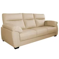 Диван DecoPrim Nils 3 (0009098) ЭКО Кожа / Бежевый