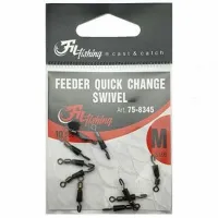 Вертлюг против запутывания Fil Fishing 75-8352  10 / Черный