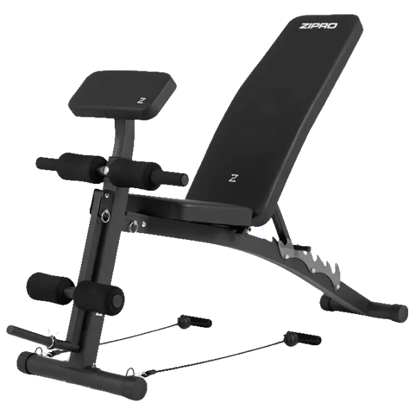 Bancă fitness Zipro Volume Antrenamente de forță / Black photo 1