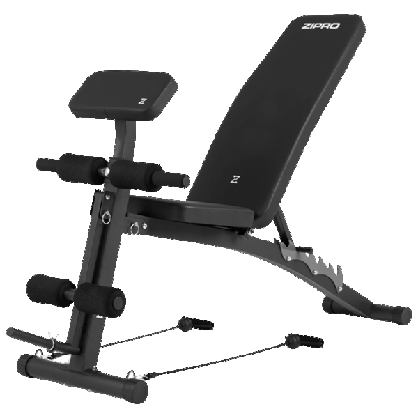 Bancă fitness Zipro Volume Antrenamente de forță / Black photo 1