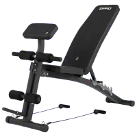 Спортивная скамья Zipro Volume Силовые упражнения / Черный