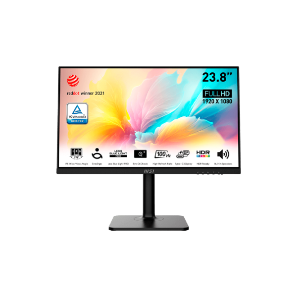 Монитор MSI Modern MD2412P 23.8" Full HD 100 Гц / 1 мс / Черный photo 1