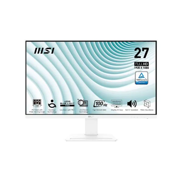 Monitor MSI PRO MP273AW 27" Full HD 100 Hz / 1 ms / White photo 1