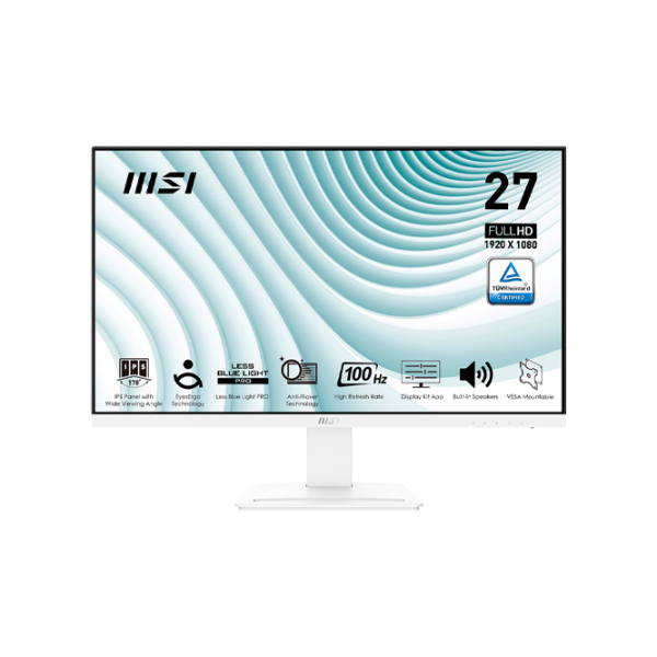 Monitor MSI PRO MP273AW 27" Full HD 100 Hz / 1 ms / White photo 1