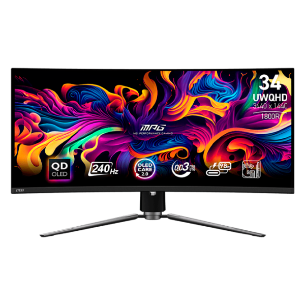 Монитор MSI 341CQPX 34.1" Ultra WQHD 240 Гц / 0.03 мс / Черный photo 1