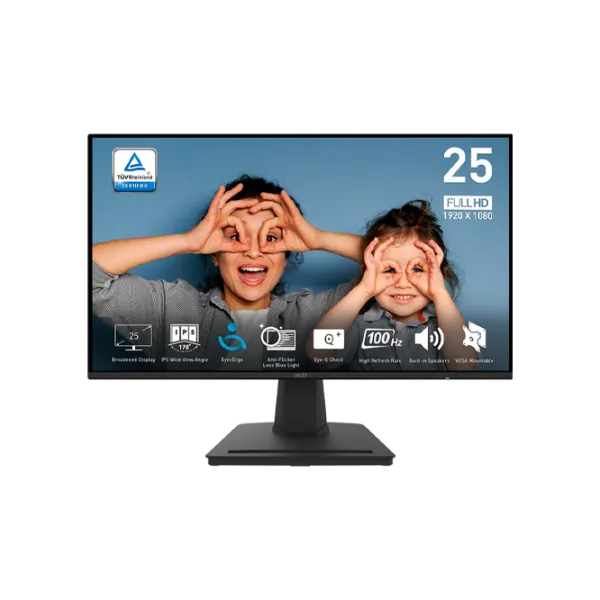 Monitor MSI PRO MP252 24.5" Full HD 100 Hz / 1 ms / Black photo 1