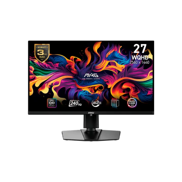 Monitor MSI 271QPX E2 26.5" 2K 240 Hz / 0.03 ms / Black photo 1