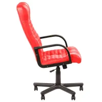 Fotoliu de birou DecoPrim ATLANT BX Eco-90 ECO Piele/ Red photo 2